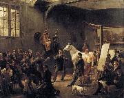 VERNET, Claude-Joseph, The Artist's Studio